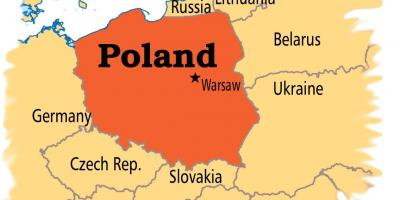 Polonia capital mapa
